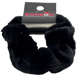 Резинка пухнаста середня чорна, 1 шт, image 