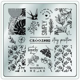 CROOZ Пластина для стемпінгу - 02, №: 02, image 