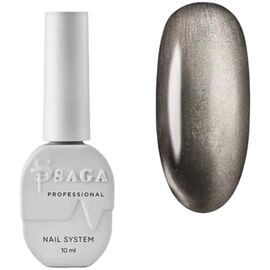 SAGA Гель лак Space Cat №06 (сріблясто-сірий), 10 мл, № гель лаку: №06, Об'єм: 10 мл, image 