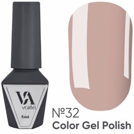 VALERI Гель лак №032 (бежевий, емаль), 6 мл, image 