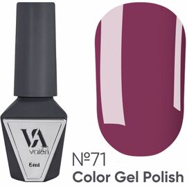 VALERI Гель лак №071 (темно-рожевий, емаль), 6 мл, image 