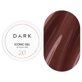 DARK Iconic Gel Рідкий гель для зміцнення №20, 30 мл, Об'єм: 30 мл, Колір: №20, image 