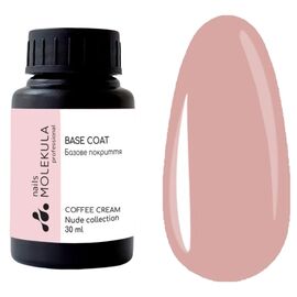 MOLEKULA Base rubber Nude Coffee Cream Каучукова база Крем-кава, 30 мл, Відтінок: Nude Coffee Cream, Об'єм: 30 мл, image 
