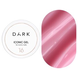 DARK Iconic Gel Рідкий гель для зміцнення №16, 30 мл, Об'єм: 30 мл, Колір: №16, image 