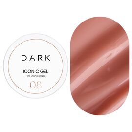 DARK Iconic Gel Рідкий гель для зміцнення №08, 30 мл, Об'єм: 30 мл, Колір: №08, image 