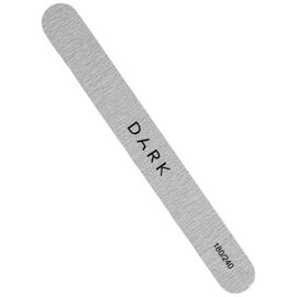 DARK Пилочка овал на піні сіра 180/240 грит (з набору), 1 шт, image 