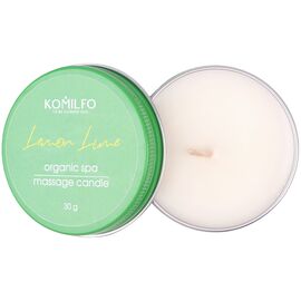 KOMILFO Massage Candle - Lemon Lime, 30 г NEW, image 