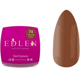 EDLEN Builder Gel №74 Coffe in Lviv Гель для нарощування, 15 мл, Об'єм: 15 мл, Колір: 74, image 