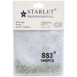 STARLET PROFESSIONAL Стрази SS3 Crystal AB, image 