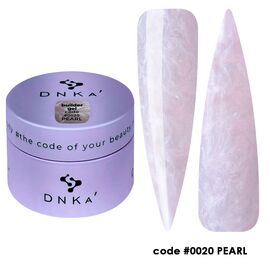 DNKa Builder Gel Моделюючий гель #0020 Pearl, 30 мл, Об'єм: 30 мл, Колір: #0020, image 