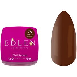 EDLEN Builder Gel №78 Coffe in Lviv Гель для нарощування, 15 мл, Об'єм: 15 мл, Колір: 78, image 