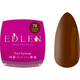EDLEN Builder Gel №76 Coffee in Lviv Гель для нарощування, 30 мл, Об'єм: 30 мл, Колір: 76, image 
