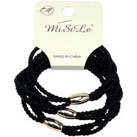 Резинка плетена набір (чорна), 3 шт, image 