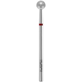 KWARK Фреза алмазно-платинова "Куля" діаметр 5 мм, червона, image 