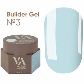 VALERI Builder Gel Моделюючий гель №003 Blue, 15 мл, Об'єм: 15 мл, image 
