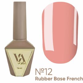 VALERI Rubber Base French Камуфлююча база №12, 12 мл, Відтінок: 012, Об'єм: 12 мл, image 