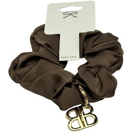 Резинка атласна велика коричнева №3, 1 шт, image 