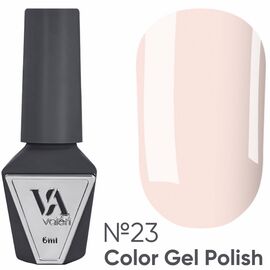 VALERI Гель лак №023 (рожево-бежевий, емаль), 6 мл, image 
