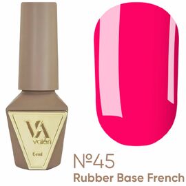 VALERI Rubber Base French Камуфлююча база №45, 6 мл, image 