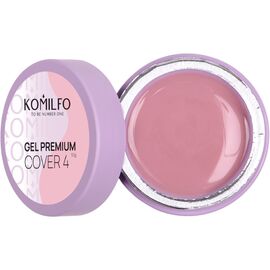 KOMILFO Gel Premium Cover 4 HEMA/TPO free Гель для нігтів, 50 г, image 