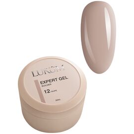 LUKUM Builder Gel Expert Зміцнюючий гель №12 Taupe, 30 мл, Об'єм: 30 мл, Колір: №12, image 