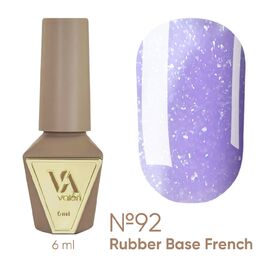 VALERI Rubber Base French Камуфлююча база №92, 6 мл, Відтінок: 092, Об'єм: 6 мл, image 
