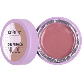 KOMILFO Gel Premium Nude HEMA/TPO free Гель для нігтів, 30 г, image 