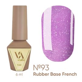 VALERI Rubber Base French Камуфлююча база №93, 6 мл, Відтінок: 093, Об'єм: 6 мл, image 