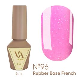 VALERI Rubber Base French Камуфлююча база №96, 6 мл, Відтінок: 096, Об'єм: 6 мл, image 