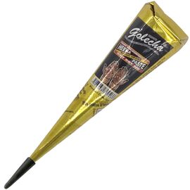 GOLECHA Хна в конусі для розпису по тілу ЧОРНА, 25 г, image 