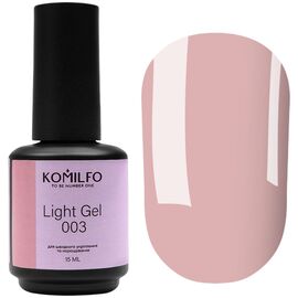 KOMILFO Рідкий гель Light Gel 003, 15 мл (з пензликом), image 