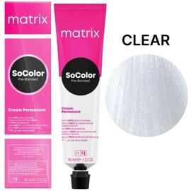 Matrix SoColor Pre-Bonded CLEAR стійка крем-фарба, прозорий, 90 мл, Об'єм: 90 мл, Відтінок: Clear, image 