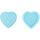 Палетка для клею серце блакитна, 1 шт, image 