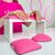 EDLEN Підлокітник для манікюру на деревʼяних ніжках Pink, image _ab__is.image_number.default