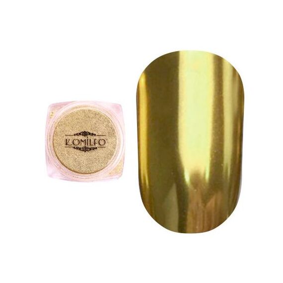 KOMILFO Mirror Powder №003, сусальне золото, 0,5 г, image 