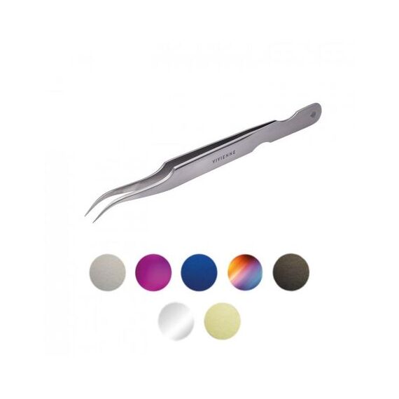 VIVIENNE Пінцет вигнутий (металевий), image 
