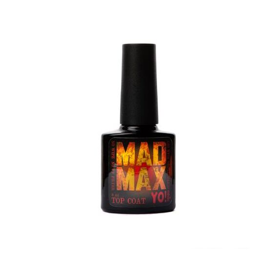 YO NAILS Mad Max No Wipe Топ суперстійкий без УФ фільтрів без ЛШ, 8 мл, Об'єм: 8 мл, image 