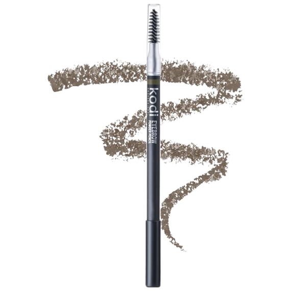 KODI Пудровий олівець для брів з щіточкою 10PB, image 