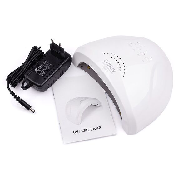 SUNUV Nail Lamp Світлодіодна лампа Sun 1, 48W (original), Колір: Білий, image _ab__is.image_number.default
