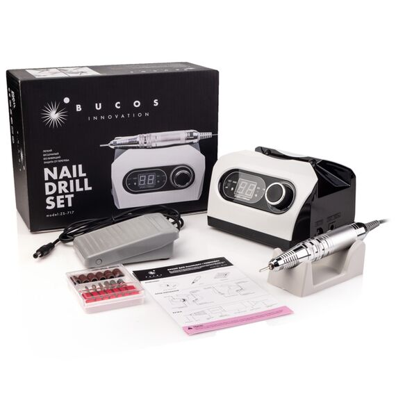 BUCOS Фрезер ZS-717, 35000 об/хв WHITE (65W), Колір: Білий, image _ab__is.image_number.default