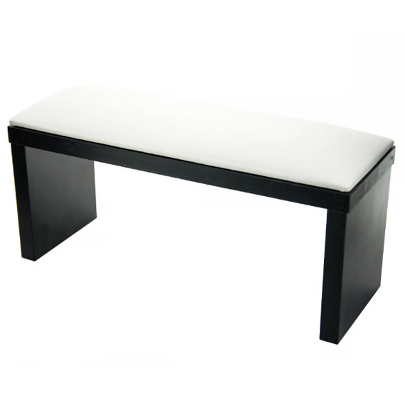 TOTAL BEAUTY Підлокітник для манікюру на чорних ніжках White, image 