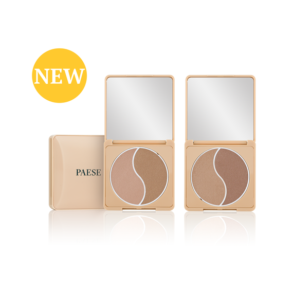 PAESE Selfglow Bronzing Powder Бронзер-палітра 2в1 компактна Light, 6 г, image 