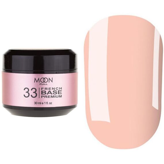 MOON FULL French base Premium Френч база №33, 30 мл, Об'єм: 30 мл, image 