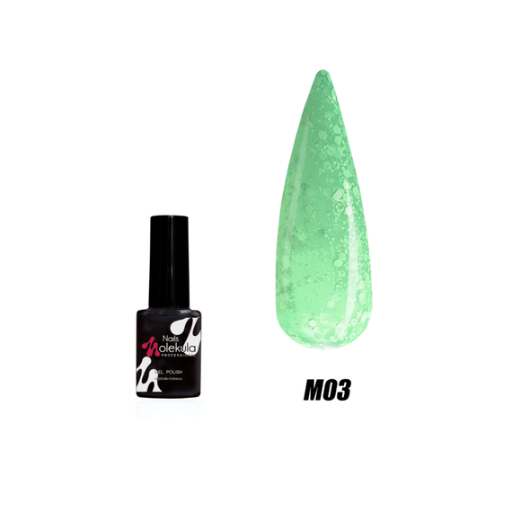 MOLEKULA Гель лак Marshmallow №M03, 6 мл, № гель лаку: №03, Об'єм: 6 мл, image 
