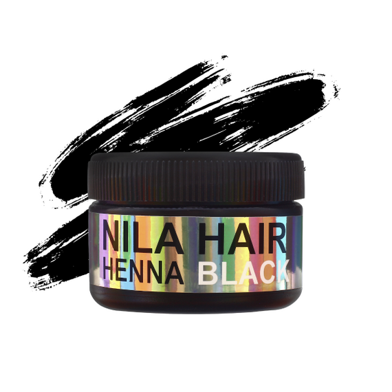 NILA Хна для волосся Чорна, 60 г, image 