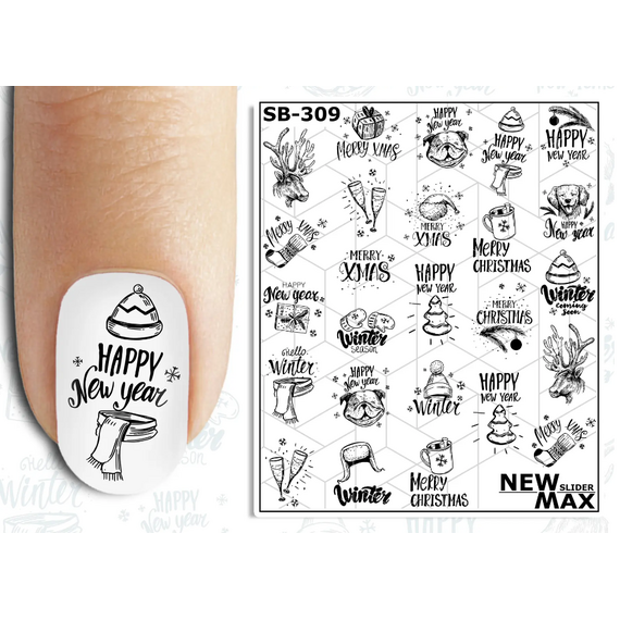 NEWMAX SLIDER New Year Слайдер-дизайн SB-309, image 