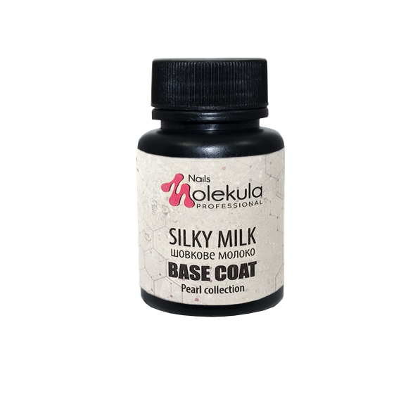 MOLEKULA Base rubber Silky Milk Каучукова база Шовкове молоко, 30 мл, Відтінок: Silky Milk, Об'єм: 30 мл, image 
