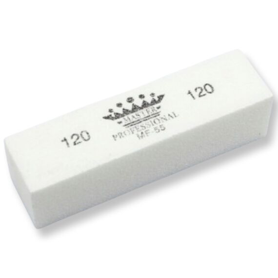 MASTER PROFESSIONAL Баф брусок білий 120 гріт, MF-55, image 
