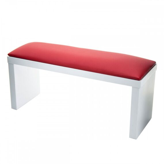 TOTAL BEAUTY Підлокітник для манікюру на білих ніжках Red, image 