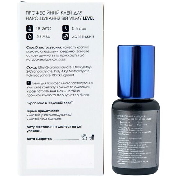 VILMY Клей "LEVEL" (0,5 сек.), 5 мл, Об'єм: 5 мл, image _ab__is.image_number.default